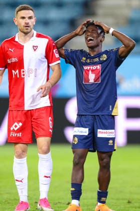 2. September 2026, Fussball, Brack Super League 2026 27, Runde 6, FC Luzern gegen FC Vaduz, Thermoplan Arena, Luzern, Schweiz Faveurdi Bongeli (18, FC Luzern) mit einer weiteren guten Torchance für den FC Luzern Photo: Urs Ottiger