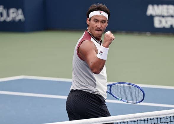 Yunchaokete Bu (CHN) macht die Faust und jubelt, Jubel, Emotion, US Open Championships, Billie Jean King National Tennis Center, Flushing Meadows, New York, USA . Copyright: xJuergenxHasenkopfx