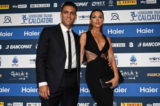 Mg Milano 02 09 2026 - Gran Gala™ del Calcio Aic 2026 foto Matteo Gribaudi Image nella foto: Lautaro Mancini-Agustina Gandolfo 