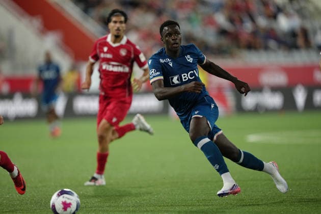 Thun, Switzerland - September 02: Omar Janneh (78 LS) during the Brack Super League match between FC Thun and FC Lausanne at VISANA STADION on September 02, 2026 in Thun, Switzerland. Copyright: xKjetilxWaberx xSPPx Sportspressphoto_SPR222392