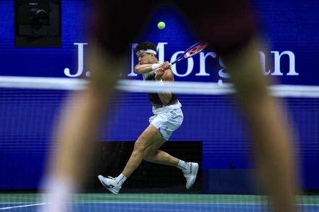 US Open tennis tournament - Day 4 epaselect Ben Shelton of USA in action against Hubert Hurkacz of Poland during the Men s Singles second round match of the US Open Tennis Championships in Flushing Meadows, New York, USA, 02 September 2026. FLUSHING MEADOWS NEW YORK United States  Copyright: xCRISTOBALxHERRERA-ULASHKEVICHx