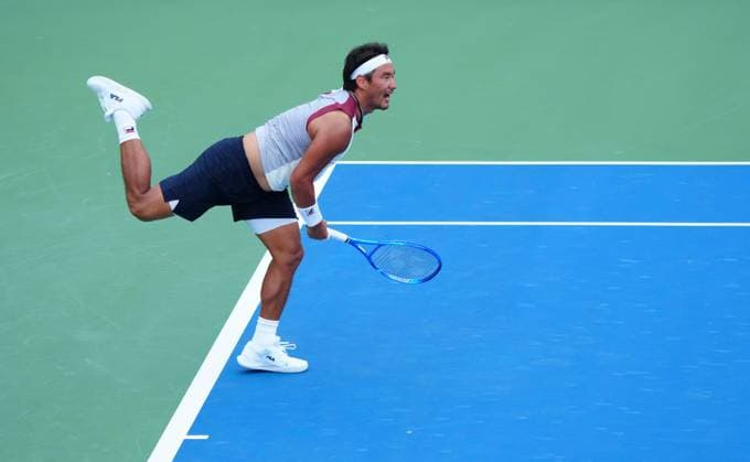Yunchaokete Bu in first round action 2026 US Open, Day Four, USTA Billie Jean King National Tennis Center, New York, USA - 02 Sep 2026New York USTA Billie Jean King National T New York (NY) United States of America EDITORIAL USE ONLY No use with unauthorised audio, video, data, fixture lists, club league logos or live services. Online in-match use limited to 120 images, no video emulation. No use in betting, games or single club league player publications. Copyright: xJavierxGarcia Shutterstockx 17124553bp