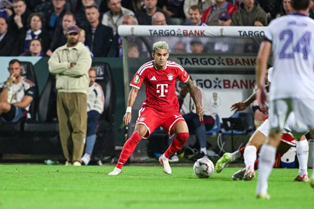 02.09.2026, Fussball, DFB-Pokal, VfL Osnabrück - FC Bayern München, Luis Diaz (FC Bayern München) xRHR-FOTO DEx Copyright: TeresaxKroeger RHR-FOTOx RHR-FOTO DE