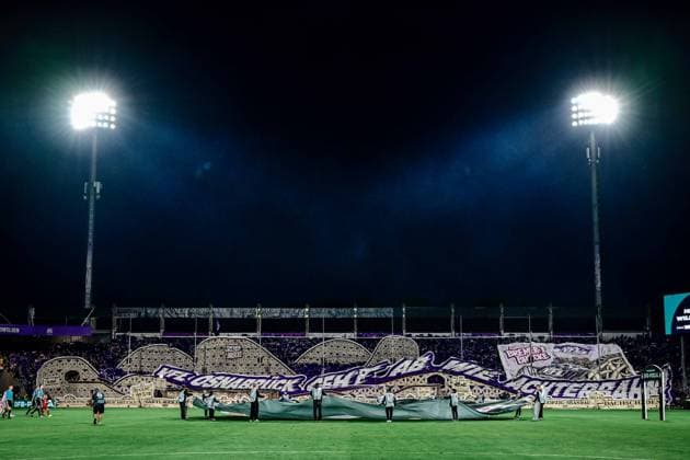Choreografie Choreo Fans Osnabrück, VfL Osnabrueck vs. FC Bayern Muenchen, DFB-Pokal, 1. Runde, 02.09.2026 DFB regulations prohibit any use of photographs as image sequences and or quasi-video Osnabrück Niedersachsen Deutschland