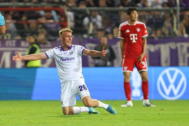 Fridolin Wagner (VfL Osnabrueck) gestikuliert, Gestik waehrend des DFB-Pokal Spiels zwichen VfL Osnabrueck v FC Bayern Muenchen, Bremer Bruecke am 02. September 2026 in Osnabrueck, Deutschland. (Foto von Oliver Kaelke DeFodi Images) +++ Fridolin Wagner (VfL Osnabrueck) gestures during the DFB-Pokal match between VfL Osnabrueck v FC Bayern Muenchen at Bremer Bruecke on September 2, 2026 in Osnabrueck, Germany. (Photo by Oliver Kaelke DeFodi Images) (Photo by Oliver Kaelke DeFodi Images) -