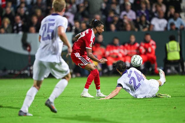 02.09.2026, Fussball, DFB-Pokal, VfL Osnabrück - FC Bayern München, Michael Olise (FC Bayern München) erzielt das Tor zum 1:3, xRHR-FOTO DEx Copyright: TeresaxKroeger RHR-FOTOx RHR-FOTO DE