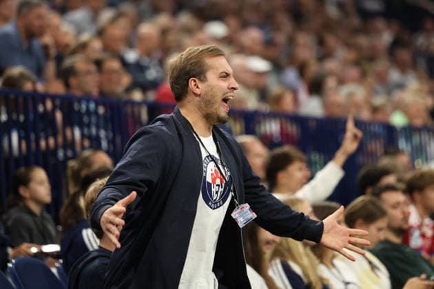 Handball I Herren I Saison 2026 2027 I Bundesliga I 2. Spieltag I Handball Club Hamburg - TVB Stuttgart I 02.09.2026 Niklas Weller (Handball Club Hamburg) Hamburg Barclaycard Arena Hamburg Deutschland Copyright: xLobeca RalfxHomburgx