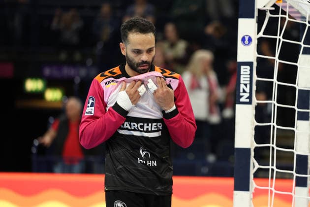 Handball I Herren I Saison 2026 2027 I Bundesliga I 2. Spieltag I Handball Club Hamburg - TVB Stuttgart I 02.09.2026 Mohamed Essam Moustafa El-Tayar (12, TVB Stuttgart) Hamburg Barclaycard Arena Hamburg Deutschland Copyright: xLobeca RalfxHomburgx