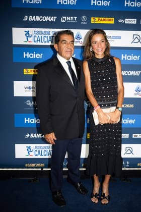 IPA88043455 - Paolo Zampolli and his wife - AIC 2026 Gran Gala del Calcio, at the Teatro alla Scala in Milan, Italy, on September 2, 2026.  Copyright: xRiccardoxSpadettoxDexPaulis IPAxSportx xx 88043455