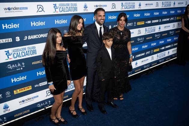 IPA88043469 - Cesc Fabregas and family - AIC 2026 Gran Gala del Calcio, at the Teatro alla Scala in Milan, Italy, on September 2, 2026.  Copyright: xRiccardoxSpadettoxDexPaulis IPAxSportx xx 88043469
