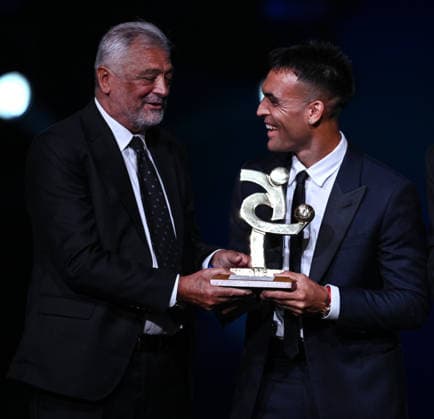 Mg Milano 02 09 2026 - Gran Gala™ del Calcio Aic 2026 foto Matteo Gribaudi Image nella foto: Alessandro Altobelli-Lautaro Martinez 