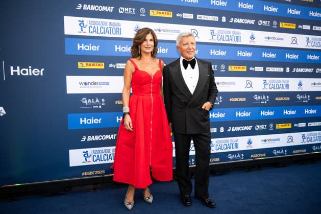 IPA88044361 - Ezio Simonelli and his wife—AIC 2026 Gran Gala del Calcio, at the Teatro alla Scala in Milan, Italy, on September 2, 2026.  Copyright: xRiccardoxSpadettoxDexPaulis IPAxSportx xx 88044361