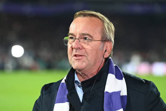 Boris PISTORIUS, Bundesverteidigungsminister, Fussball DFB Pokal, 1. Hauptrunde, VfL Osnabrueck - FC Bayern Muenchen 1-4 am 02.09.2026 im Stadion an der Bremer Bruecke Osnabrueck Deutschland. DFL DFB regulations prohibit any use of photographs as image sequences and or quasi-video Â