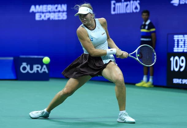 US Open tennis tournament - Day 4 Polina Iatcenko of Russia in action against Aryna Sabalenka of Belarus during their Women s Singles second round match at the US Open Tennis Championships in Flushing Meadows, New York, USA, 02 September 2026. FLUSHING MEADOWS NEW YORK United States  Copyright: xCRISTOBALxHERRERA-ULASHKEVICHx