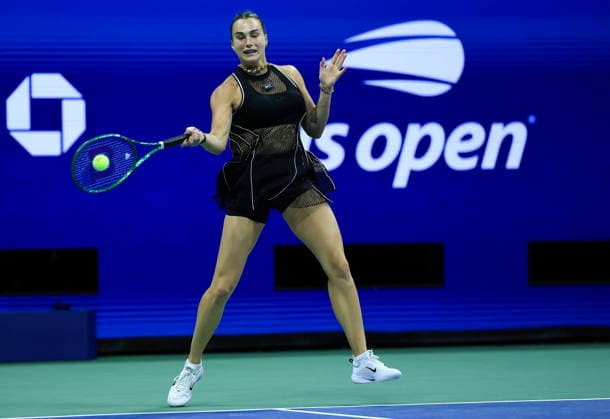 US Open tennis tournament - Day 4 Aryna Sabalenka of Belarus in action against Polina Iatcenko of Russia during their Women s Singles second round match at the US Open Tennis Championships in Flushing Meadows, New York, USA, 02 September 2026. FLUSHING MEADOWS NEW YORK United States  Copyright: xCRISTOBALxHERRERA-ULASHKEVICHx