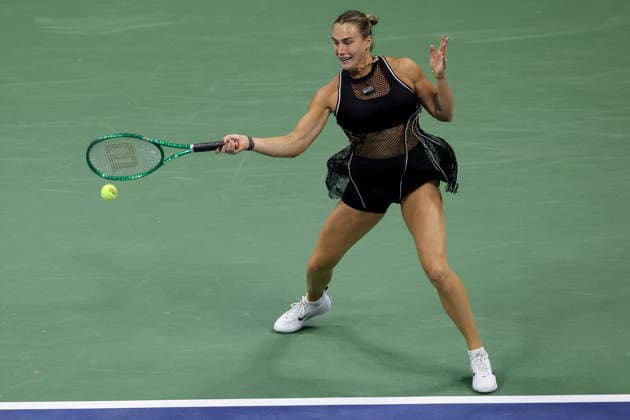US Open tennis tournament - Day 4 Aryna Sabalenka of Belarus in action against Polina Iatcentko of Russia during their second round Women™s Singles match at the US Open Tennis Championships in Flushing Meadows, New York, USA, 02 September 2026. FLUSHING MEADOWS NEW YORK United States  Copyright: xBRIANxHIRSCHFELDx