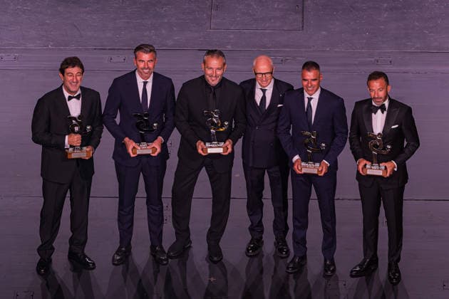 IPA88052832 - Award presented to the Italian national team, Nationalteam in 2006 during the AIC 2026 Gran Gala del Calcio, Other, in Milan, Italy, on September 2, 2026  Copyright: xLucaxMicheli IPAxSportx xx 88052832