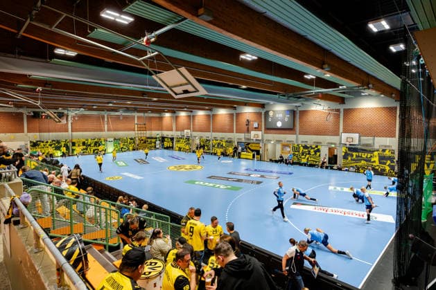 Dortmund, 02.09.2026, Handball, Damen, Bundesliga, 2. Spielatg, BVB Borussia Dortmund - Union Neckarsulm Blick in die Wellinghofenere Halle vor dem Spiel