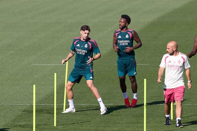ESP: Real Madrid Training day during the training day of Real Madrid ahead the Spanish League, LaLiga EA Sports, football match against Real Betis at Ciudad Deportiva Real Madrid in Valdebebas, Madrid on September 3, 2026, Spain Madrid Spain Copyright: xAgenciaxLOFx