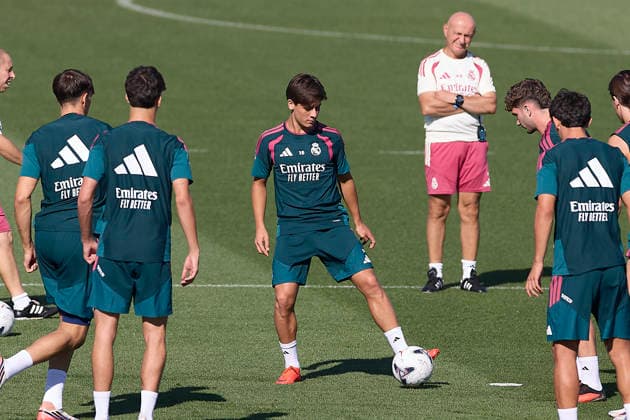 ESP: Real Madrid Training day Arda Guler of Real Madrid during the training day of Real Madrid ahead the Spanish League, LaLiga EA Sports, football match against Real Betis at Ciudad Deportiva Real Madrid in Valdebebas, Madrid on September 3, 2026, Spain Madrid Spain Copyright: xAgenciaxLOFx