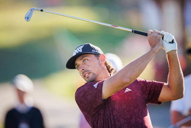 European Masters Golf Tournament in Crans-Montana Marco Penge from Britain during the first round of the DP World Tour Omega European Masters Golf Tournament, in Crans-Montana, Switzerland, 03 September 2026. Crans-Montana Wallis Switzerland  Copyright: xVALENTINxFLAURAUDx