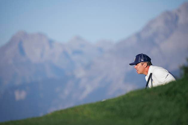 European Masters Golf Tournament in Crans-Montana Paul Casey from Britain during the first round of the DP World Tour Omega European Masters Golf Tournament, in Crans-Montana, Switzerland, 03 September 2026. Crans-Montana Wallis Switzerland  Copyright: xVALENTINxFLAURAUDx