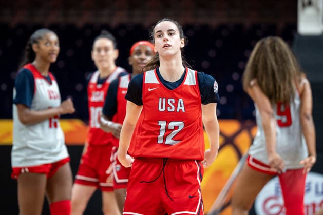 United States Team Practice - FIBA Women s Basketball World Cup 2026. Caitlin Clark is seen during practice of the United States national team, Nationalteam at the FIBA Women s Basketball World Cup 2026 in Berlin, Germany, on September 3, 2026. Berlin Germany  Copyright: xMarcinxGolbax originalFilename:golba-unitedst260903_np58I.jpg
