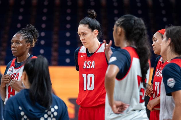 United States Team Practice - FIBA Women s Basketball World Cup 2026. Breanna Stewart is seen during practice of the United States national team, Nationalteam at the FIBA Women s Basketball World Cup 2026 in Berlin, Germany, on September 3, 2026. Berlin Germany  Copyright: xMarcinxGolbax originalFilename:golba-unitedst260903_npAtV.jpg