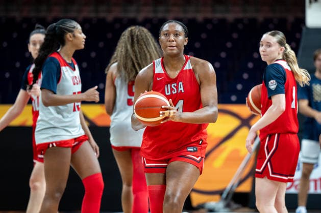 United States Team Practice - FIBA Women s Basketball World Cup 2026. Aliyah Boston is seen during practice of the United States national team, Nationalteam at the FIBA Women s Basketball World Cup 2026 in Berlin, Germany, on September 3, 2026. Berlin Germany  Copyright: xMarcinxGolbax originalFilename:golba-unitedst260903_npYVw.jpg