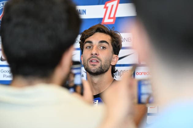 Paris Saint-Germain holds media day at PSG Campus POISSY, FRANCE - SEPTEMBER 03: Ferran Torres of Paris Saint-Germain (PSG), speaks at the PSG Campus in Poissy, west of Paris, France on September 3, 2026. Mustafa Yalcin Anadolu Poissy France. Editorial use only. Please get in touch for any other usage.  Copyright: x2026xAnadoluxMustafaxYalcinx