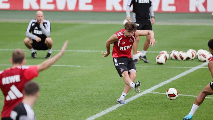 Training, 1. FC Köln, Mickey Moore (1. FC Köln), 03.09.2026, Bild: *** Local Caption *** *** Sports Training, 1 FC Köln, Mickey Moore 1 FC Köln, September 3, 2026, Image *** Local Caption ***