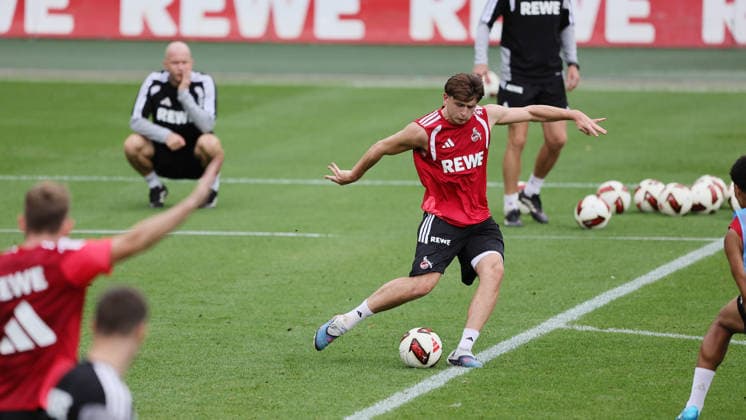 Training, 1. FC Köln, Mickey Moore (1. FC Köln), 03.09.2026, Bild: *** Local Caption *** *** Sports Training, 1 FC Köln, Mickey Moore 1 FC Köln, September 3, 2026, Image *** Local Caption ***
