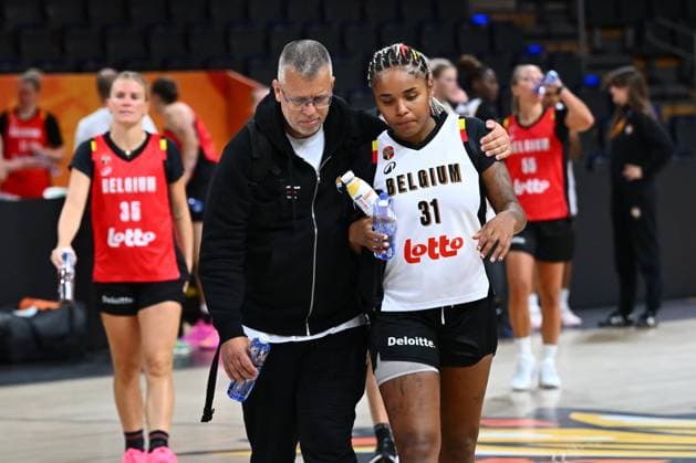 Belgium v Turkey - FIBA Women s Basketball World Cup 2026 Media Activities 03 09 2026 BERLIN, GERMANY - SEPTEMBER 03 : Lisowa Mbaka Maxuella forward of Belgium pictured during media activities ahead of the upcoming FIBA Women s Basketball World Cup group C phase match between Belgium and Turkey in Berlin on September 3, 2026 in Berlin, Germany, 03 09 2026 Berlin Germany  Copyright: xVincentxKalutx
