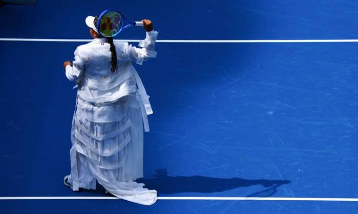 Naomi Osaka walks on to court ahead of her second round match against Katerina Siniakova 2026 US Open, Day Five, USTA Billie Jean King National Tennis Center, New York, USA - 03 Sep 2026New York USTA Billie Jean King National T New York (NY) United States of America EDITORIAL USE ONLY No use with unauthorised audio, video, data, fixture lists, club league logos or live services. Online in-match use limited to 120 images, no video emulation. No use in betting, games or single club league player publications. Copyright: xJavierxGarcia Shutterstockx 17132980g