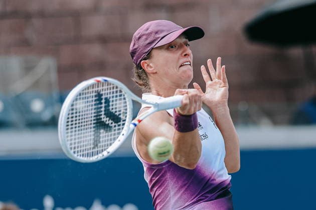 US Open tennis tournament - Day 5 Iga Swiatek of Poland in action against Nadia Podoroska of Argentina during the Women™s Singles second round match of the US Open Tennis Championships in Flushing Meadows, New York, USA, 03 September 2026. FLUSHING MEADOWS NEW YORK United States  Copyright: xOLGAxFEDOROVAx
