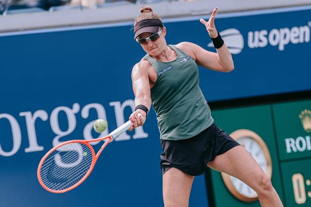 US Open tennis tournament - Day 5 Nadia Podoroska of Argentina in action against Iga Swiatek of Poland during the Women™s Singles second round match of the US Open Tennis Championships in Flushing Meadows, New York, USA, 03 September 2026. FLUSHING MEADOWS NEW YORK United States  Copyright: xOLGAxFEDOROVAx