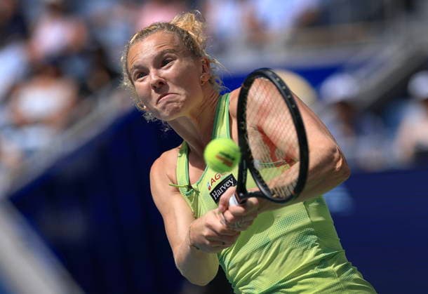 US Open tennis tournament - Day 5 Katerina Siniakova of Czechia in action against Naomi Osaka of Japan during the Women s Singles second round of the US Open Tennis Championships in Flushing Meadows, New York, USA, 03 September 2026. FLUSHING MEADOWS NEW YORK United States  Copyright: xCRISTOBALxHERRERA-ULASHKEVICHx