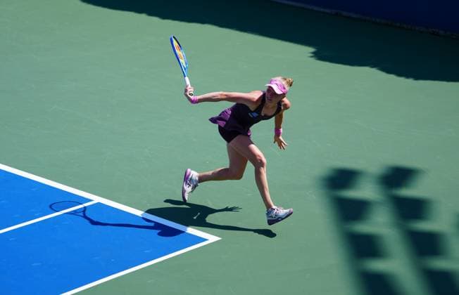 Harriet Dart in second round action 2026 US Open, Day Five, USTA Billie Jean King National Tennis Center, New York, USA - 03 Sep 2026New York USTA Billie Jean King National T New York (NY) United States of America EDITORIAL USE ONLY No use with unauthorised audio, video, data, fixture lists, club league logos or live services. Online in-match use limited to 120 images, no video emulation. No use in betting, games or single club league player publications. Copyright: xJavierxGarcia Shutterstockx 17132980ab