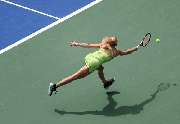 US Open tennis tournament - Day 5 Katerina Siniakova of Czechia in action against Naomi Osaka of Japan during the Women s Singles second round of the US Open Tennis Championships in Flushing Meadows, New York, USA, 03 September 2026. FLUSHING MEADOWS NEW YORK United States  Copyright: xCRISTOBALxHERRERA-ULASHKEVICHx