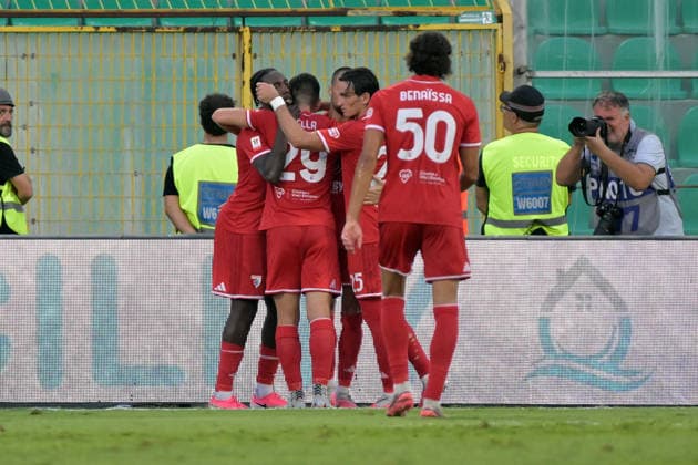 Esultanza goal 2-2 Rachid Kouda del Mantova durante la partita dei sedicesimi di finale di coppa Italia tra Palermo e Mantova allo stadio Renzo Barbera di Palermo Italia - GiovedÃ¬ 03 settembre 2026. - Calcio. (Foto di Giovanni Isolino Lapresse)  Copyright: xGiovannixIsolino LaPressex