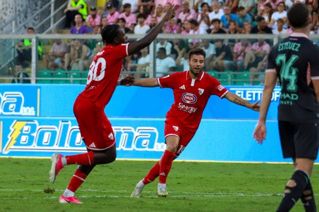 IPA88076483 - Rachid Kouda (Mantova 1991) celebrates after scoring a goal during the Coppa Italia Round of 16 match between Palermo F.C. and Mantova 1911 at the Renzo Barbera Stadium in Palermo, Italy, on September 3, 2026.  Copyright: xVincenzoxOrlando IPAxSportx xx 88076483