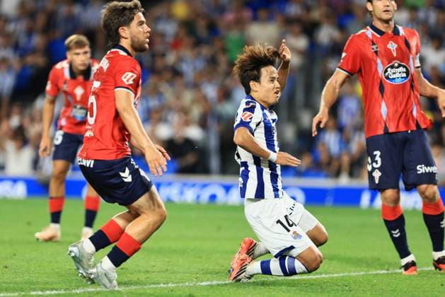 ESP: LaLiga EA Sports Real Sociedad - Celta de Vigo Takefusa Kubo of Real Sociedad during LaLiga EA Sports match between Real Sociedad - Celta de Vigo played at Anoeta Stadium in Gipuzcoa on September 3, 2026 in Spain Gipuzkoa Spain Futbol Copyright: xAgenciaxLOFx