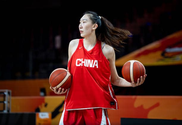 China Team Practice - FIBA Women s Basketball World Cup 2026. Xu Han is seen during practice of the China national team, Nationalteam at the FIBA Women s Basketball World Cup 2026 in Berlin, Germany, on September 3, 2026. Berlin Germany  Copyright: xMarcinxGolbax originalFilename:golba-chinatea260903_npVpJ.jpg