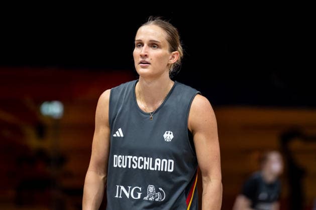 Germany Team Practice - FIBA Women s Basketball World Cup 2026. Leonie Fiebich practices with the Germany national team, Nationalteam at the FIBA Women s Basketball World Cup 2026 in Berlin, Germany, on September 3, 2026. Berlin Germany  Copyright: xMarcinxGolbax originalFilename:golba-germanyt260903_np5Up.jpg
