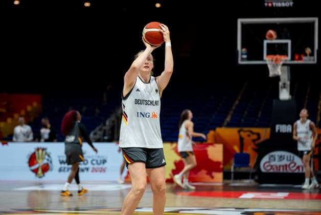 Germany Team Practice - FIBA Women s Basketball World Cup 2026. Marie Guelich is seen during practice of the Germany national team, Nationalteam at the FIBA Women s Basketball World Cup 2026 in Berlin, Germany, on September 3, 2026. Berlin Germany  Copyright: xMarcinxGolbax originalFilename:golba-germanyt260903_npacG.jpg