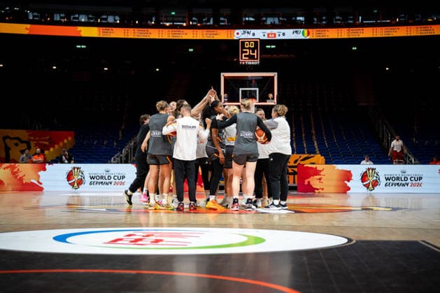 Germany Team Practice - FIBA Women s Basketball World Cup 2026. The Germany national team, Nationalteam practices at the FIBA Women s Basketball World Cup 2026 in Berlin, Germany, on September 3, 2026. Berlin Germany  Copyright: xMarcinxGolbax originalFilename:golba-germanyt260903_npEgg.jpg