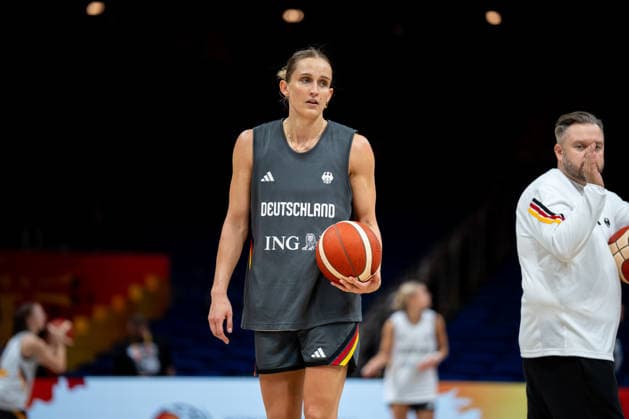 Germany Team Practice - FIBA Women s Basketball World Cup 2026. Leonie Fiebich practices with the Germany national team, Nationalteam at the FIBA Women s Basketball World Cup 2026 in Berlin, Germany, on September 3, 2026. Berlin Germany  Copyright: xMarcinxGolbax originalFilename:golba-germanyt260903_npUDT.jpg