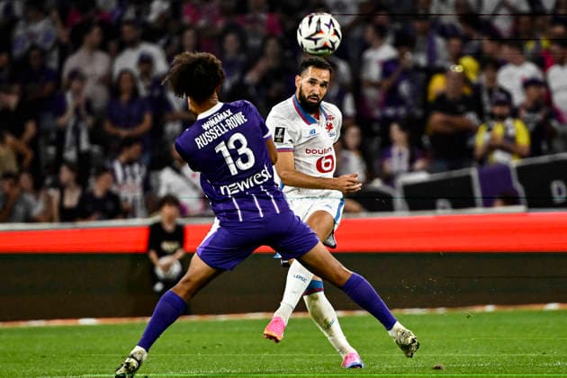 FOOTBALL : Toulouse vs Lille - 3eme Journee de Ligue 1 McDonald S - Toulouse - 03 09 2026 Nabil Bentaleb (losc) Toulouse  Copyright: xThierryxBretonx