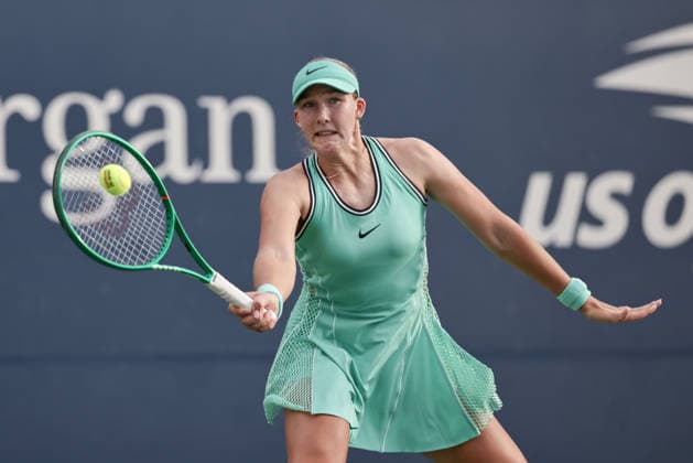 Mirra Andreeva, US Open Championships, Billie Jean King National Tennis Center, Flushing Meadows, New York, USA . Copyright: xJuergenxHasenkopfx