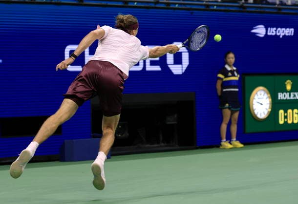 US Open tennis tournament - Day 5 Alexander Zverev of Germany in action against Quentin Halys of France during the Men s Singles second round of the US Open Tennis Championships in Flushing Meadows, New York, USA, 03 September 2026. FLUSHING MEADOWS NEW YORK United States  Copyright: xCRISTOBALxHERRERA-ULASHKEVICHx